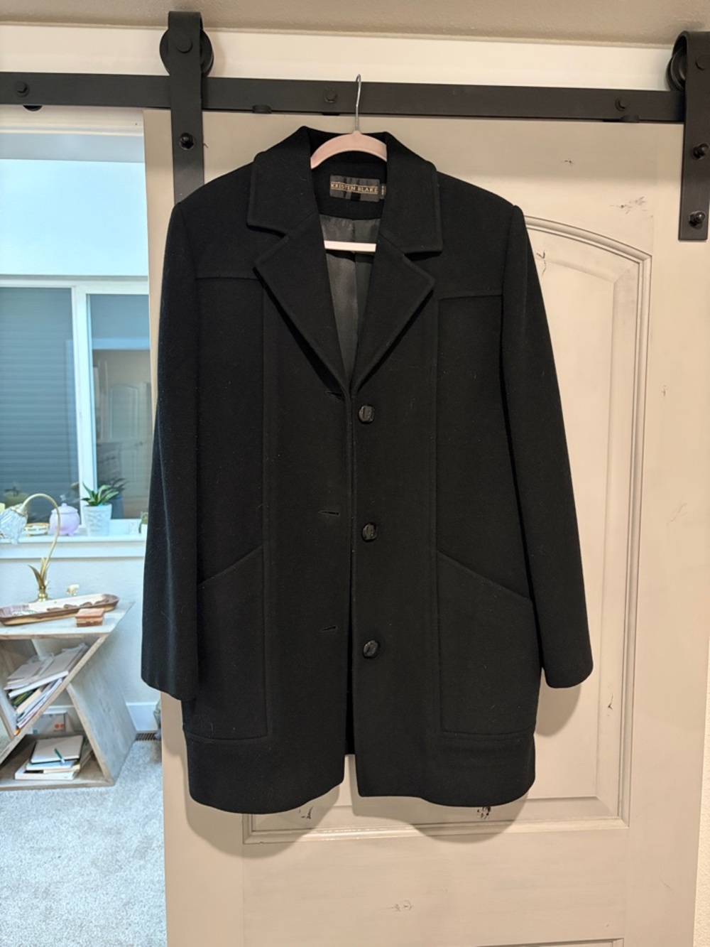 Kristen Blake Black Pea Coat